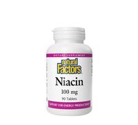Natural Factors Niacin 100 mg (90 Compressa)