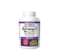 Natural Factors - RxOmega-3 con Vitamina D3 di Massima Potenza Tripla 900 mg (150 Capsule Morbide)