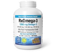 Natural Factors, RxOmega-3, EPA 400mg / DHA 200mg, 120 capsule molli