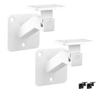 Natural Goods Berlin FLEX Supporto per corrimano bianco 2 pezzi/moderno supporto per ringhiera per interni ed esterni/elegante supporto per corrimano in metallo massiccio/supporto per corrimano per