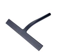 Natural Goods Berlin KLEAN Tergivetro per doccia | Facile da montare | Raschietto in acciaio inossidabile e silicone nero | Lavavetri ideale per cabine doccia in bagno, vetri e finestre | Accessori
