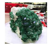 Natural Green Fluorite Sugar s Campione Campioni Di Quarzo Pietra Grezza Feng Shui Decorazioni Da Collezione (Dimensioni : 400-500g) CHENRANYIN (Size : 600-700g)