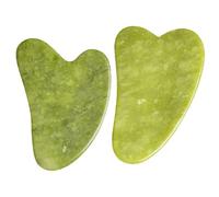 Natural Jade Stone Gouache Raschietto Gua Sha Strumenti di massaggio for il corpo Meridian Scrapping Face Lifting Dimagrante Pelle Detox Bellezza 1Pcs (Color : Triangle)