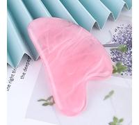 Natural Jade Stone Gua Sha Massage Board Quarzo rosa Guasha Plate Jade Face Massager Scrapers Tools for Face Body, PK decorazione della stanza (Color : Pk)