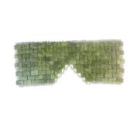 Natural Jadeite Stone Sleep Screen Cold Counseling Rubber per il sollievo dal mal di testa Puffiness Riduzione Organo di riposo della vista Schermo di sollievo occhi gonfiati