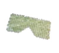 Natural Jadeite Stone Sleep Screen Cold Counseling Rubber per il sollievo dal mal di testa Puffiness Riduzione Organo di riposo della vista Schermo di sollievo occhi gonfiati