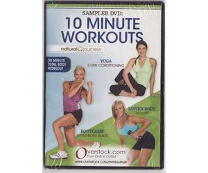 Natural Journeys Sampler DVD: 10 Minute Workouts - Yoga, Lower Body, Boot Camp