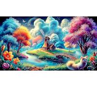natural-landscape Carta riciclata Puzzle 1000 pezzi Idea regalo perfetta Giochi educativi per tutta la famiglia Regalo per donne e uomini 38x26cm/1000pcs