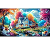 natural-landscape Carta riciclata Puzzle 1000 pezzi Idea regalo perfetta Giochi educativi per tutta la famiglia Regalo per donne e uomini 70x50cm/1000pcs