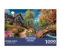 Natural Landscape Complex 1000-Piece Jigsaw Puzzles for Adults Offering An Array of Challenging Puzzle Games - Serves As A Remarkable And Entertaining Gift for Adults And Kids Age 12 Years Up 3