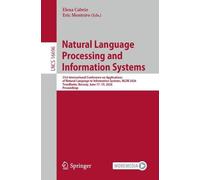 Natural Language Processing and Information Systems: 31st International Conference on Applications of Natural Language to Information Systems, NLDB ... Norway, June 17-19, 2026, Proceedings