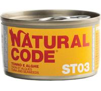 natural line Natural Code Gatto Lattina (St03) Adulto Sterilizzato Tonno & Alghe 85 Gr