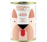 natural line srl Natural code 405 for dog maiale con piselli