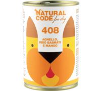 natural line srl Natural code 408 for dog agnello riso basmati e mango