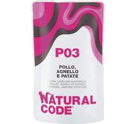 Natural Code Adult Buste in Acqua di Cottura – Pollo, Agnello e Patate – 70 gr