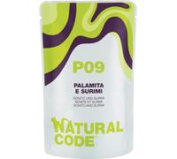 natural line srl Natural Code Gatto Busta (P09) Adulto Palamita & Surimi 70 Gr