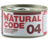 natural line srl Natural Code Gatto Lattina (04) Adulto Pollo & Tonno 85 Gr