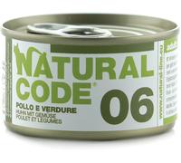 natural line srl Natural Code Gatto Lattina (06) Adulto Pollo & Verdure 85 Gr