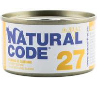 natural line srl Natural Code Gatto Lattina (27) Adulto Tonno & Surimi 85 Gr