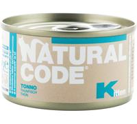 natural line srl Natural Code Gatto Lattina Kitten Tonno 85 Gr