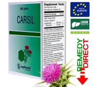 Natural Liver Detox CARSIL - 80 compresse estratto di semi di cardo mariano 2...