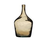 NATURAL LIVING LADY JEANNE 2L VASO AMBRA IN VETRO RICICLATO D15,5CM X H25CM