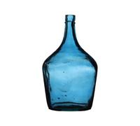 NATURAL LIVING LADY JEANNE 2L VASO ZAFFIRO IN VETRO RICICLATO D15,5CM X H25CM