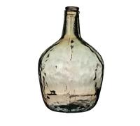 NATURAL LIVING LADY JEANNE 4L VASO AMBRA IN VETRO RICICLATO D19CM X H31CM