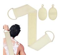 Natural Loofah For Women - Sponge per Shower Organic Textured | Reusable Non Slip Scrubber, Exfoliators Extra Gentle For Bath Spa Back Scrub Facial and Kitchen Cleaning