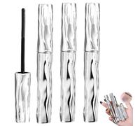 Natural Look Mascara,Telescopic Tubing Mascaras,Black 3D Curling Iron Mascaras,Waterproof No Flaking,No Clumping Natural Length Quick-Drying Slim Volume Building (3)