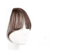 Natural Looking Hair Bangs Clip-In Fringe for Wome Parrucca Air Bangs for donna con toppa invisibile sulla fronte anteriore naturale, viso tondo, frangia francese, frangia finta Ideal for Cosplay and