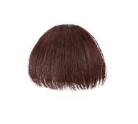 Natural Looking Hair Bangs Clip-In Fringe for Wome Parrucca sintetica Air Bangs Naturale Corto Marrone Biondo Nero Capelli finti Clip di estensione con frangia in pezzi di capelli Ideal for Cosplay an