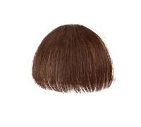 Natural Looking Hair Bangs Clip-In Fringe for Wome Parrucca sintetica Air Bangs Naturale Corto Marrone Biondo Nero Capelli finti Clip di estensione con frangia in pezzi di capelli Ideal for Cosplay an