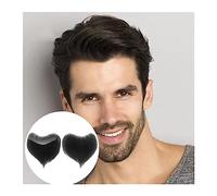 Natural Looking Hairpiece for Men, Parrucchino frontale for uomo 100% capelli umani Attaccatura dei capelli Toupee a forma di V Topper da uomo PU Base sottile in pelle Attaccatura naturale della front