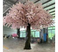 Natural-Looking Pink Cherry Blossom Tree, Artificial Flower for Wedding, Photo Booth & Party(2 * 2M)