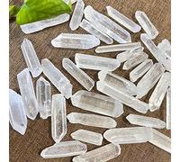 Natural Magic 1000g Nuova pietra di cristallo trasparente Quarzo Singola colonna naturale trasparente Decorazione a punta Collezionismo Fai da te Dimensioni 30-50 mm Reiki Crystals (Size : 300g)