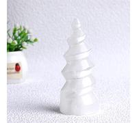 Natural Magic 1pc Sfera di gemme naturali Sfera di cristallo di pirite verde per decorazione della stanza (Color : Selenite Lamp, Size : 120-170g)