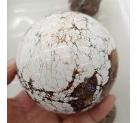 Natural Magic Natural White Opal Crystal Sfera di pietra grezza Block Hole Cornucopia Office Decoration (Size : 250-300g)