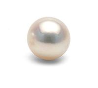Natural Moti B0DKBCGVXN - Perla dei mari del Sud da 2,25 ratti, 1,70 carati, con certificato di laboratorio e certificato di garanzia (perla certificata / pietra della perla dei mari del Sud / Moti