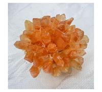 Natural Orange Ghost Phantom Quartz Crystal Cluster Rock Stones and Crystals Reiki Specimen Home Deco Decoration decorazione della stanza (Size : 500-600g)