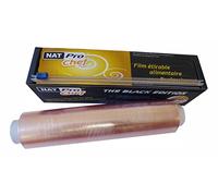 NATUR'AL PACKAGING Pellicola Alimentare, Professionale, 45 cm x 300 m, ZipCut, Salmone, 7,5 μ, EU Conforme