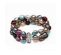 Natural Pearl for Women Multi Color Freshwater Pearl Jewelry Girl Fashion Birthday Gift Multi Color 18cm