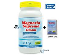 NATURAL POINT - Magnesio Supremo 150G Gusto Limone + OMAGGIO Bustina monodose