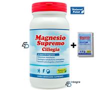 NATURAL POINT - Magnesio Supremo Gusto Ciliegia 150g + Omaggio 1 Bustina