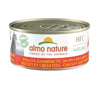 Almo nature cat hfc natural pollo e gamberetti 150gr