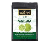 Natural Pure Herbal Golden Tips Japanese Matcha Nature Green Tea Powder with NO Added Sugar for Weight Loss (50 Gm) 25 Servings