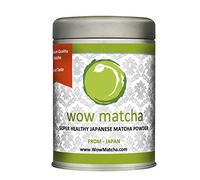 Natural Pure Herbal WowMatcha Japanese Premium Grade Hand Ground Matcha Powder, 100g