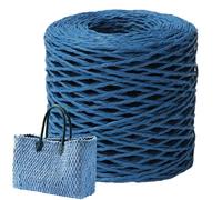 Natural Raffia Yarn - Eco Conscious Decoration String, Multipurpose Weaving Twine Style - High Tensile Strength Fiber, Soft Flexible, for Toy Making & Bouquet Binding