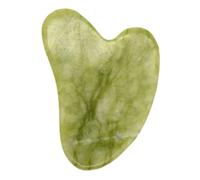 Natural Rose Jade Roller Face Massage Gua Sha Board Crystal Stone Jade Massager Body Facial Eye Scraping 1Pcs, decorazione della stanza (Color : Green-1)