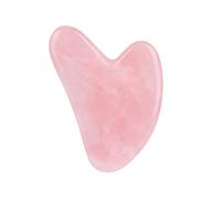 Natural Rose Jade Roller Face Massage Gua Sha Board Crystal Stone Jade Massager Body Facial Eye Scraping 1Pcs, decorazione della stanza (Color : Rosa)